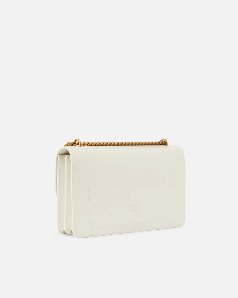 PINKO      Love one classic vitello seta Bianco seta