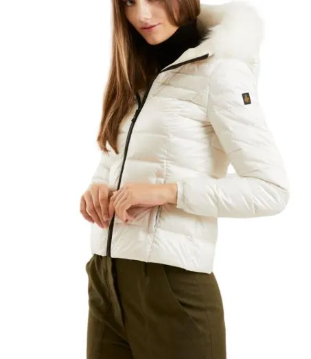 Piumino Donna RefrigiWear  MEAD W97601 A00010 Bianco