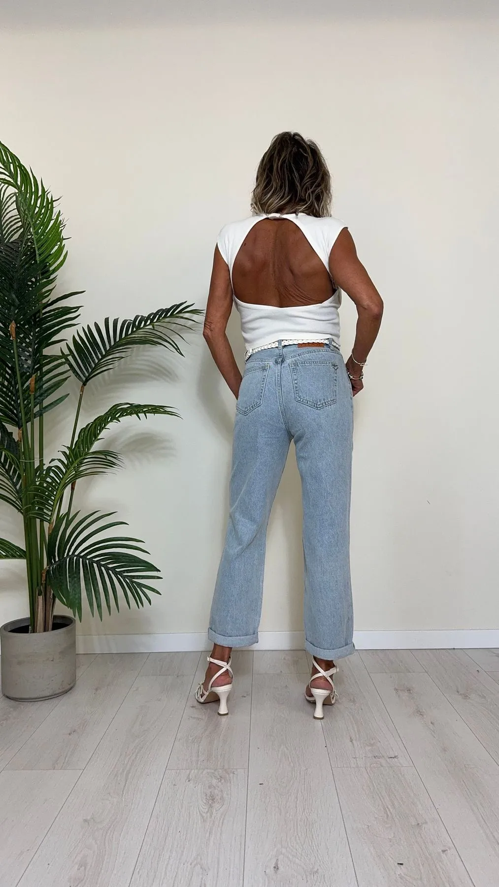 PLEASE - P76841281 - JEANS BAGGY CON ROTTURE