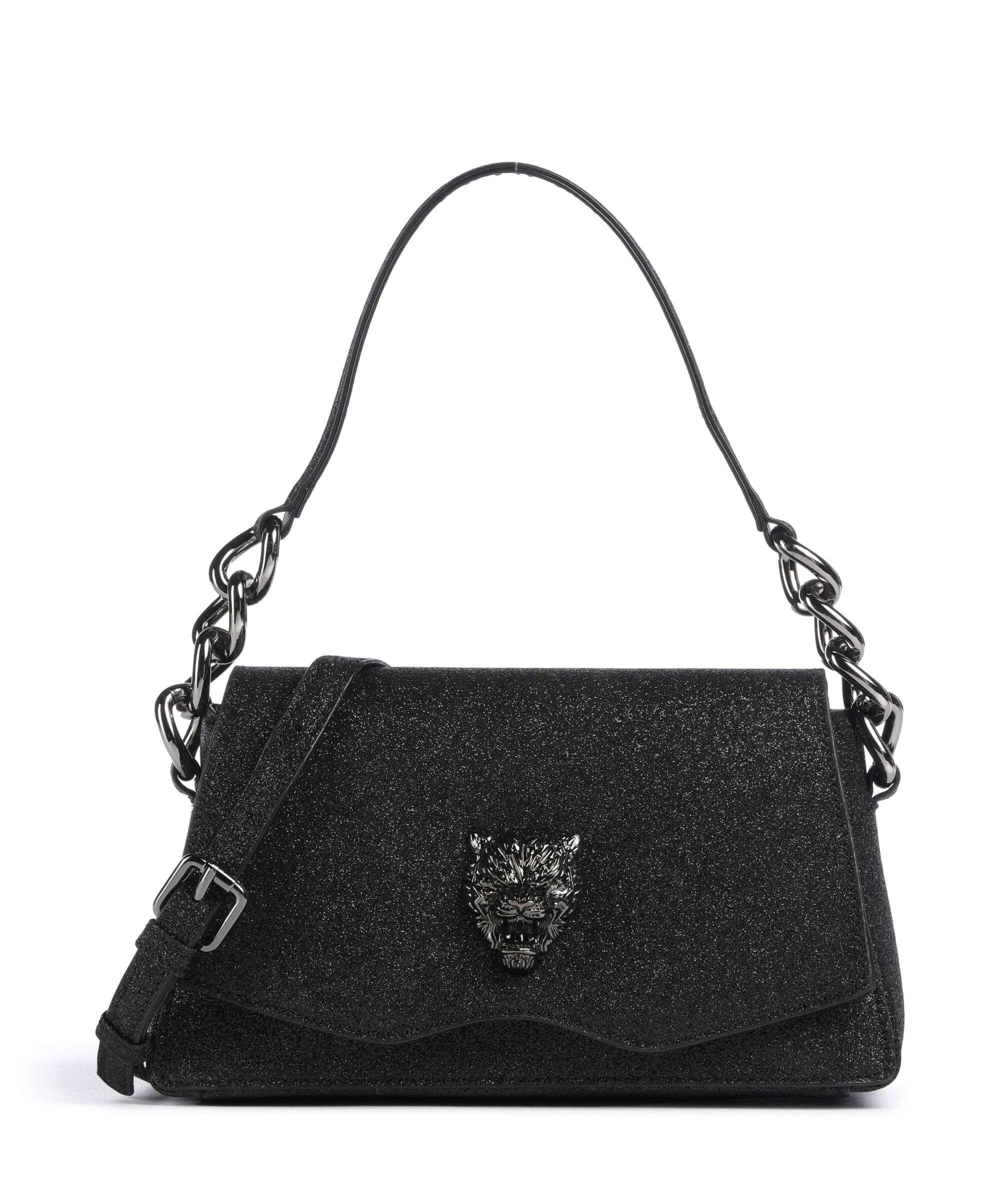  Plein Sport Helena Borsa a tracolla poliuretano nero  