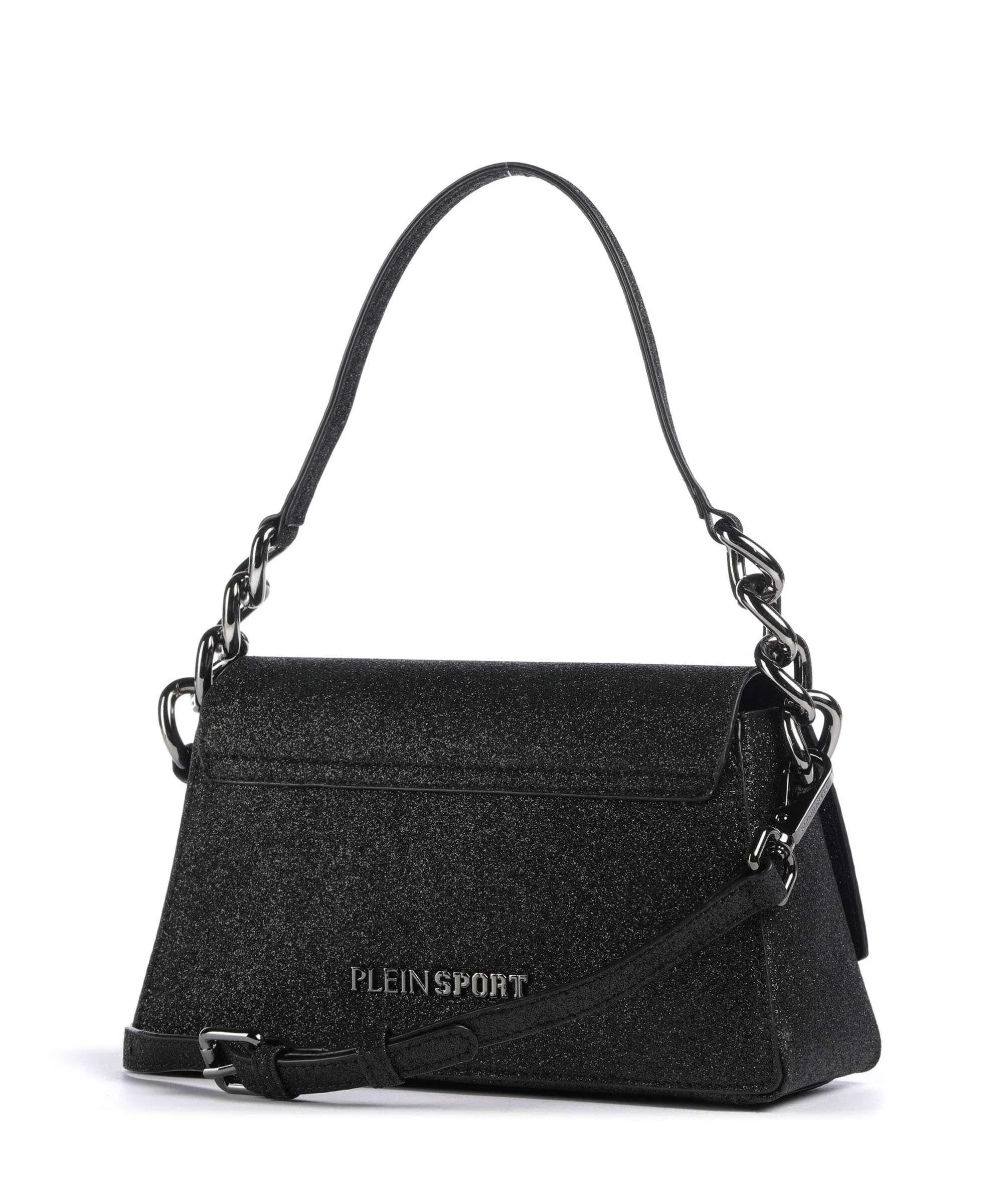  Plein Sport Helena Borsa a tracolla poliuretano nero  