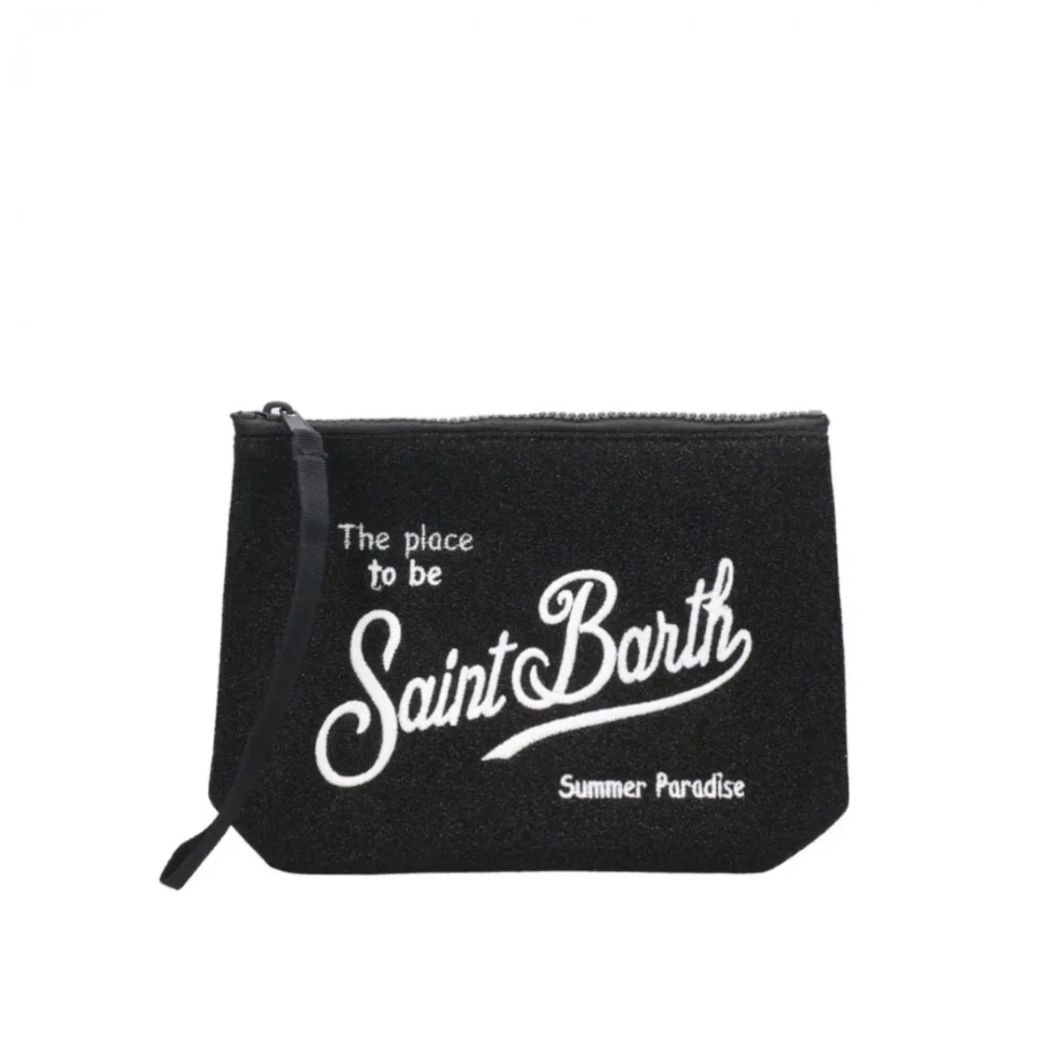 Pochette Aline In Lurex Nera