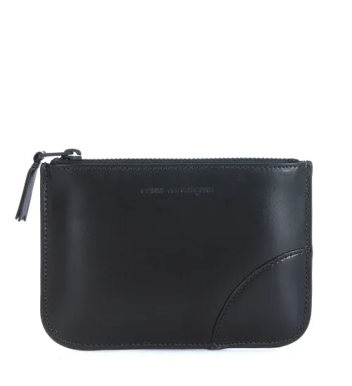 Pochette Comme des Garçons Wallet in pelle nera