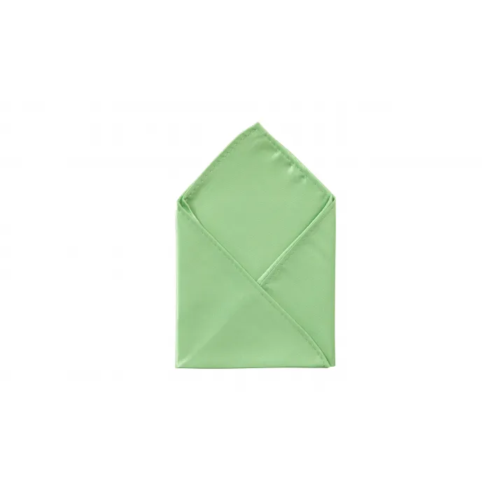 Pochette in pregiato raso verde