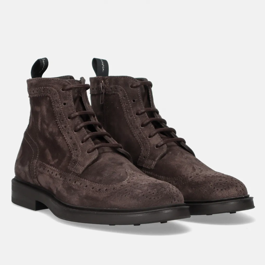 Polacchino da uomo Antica Cuoieria grigio in suede
