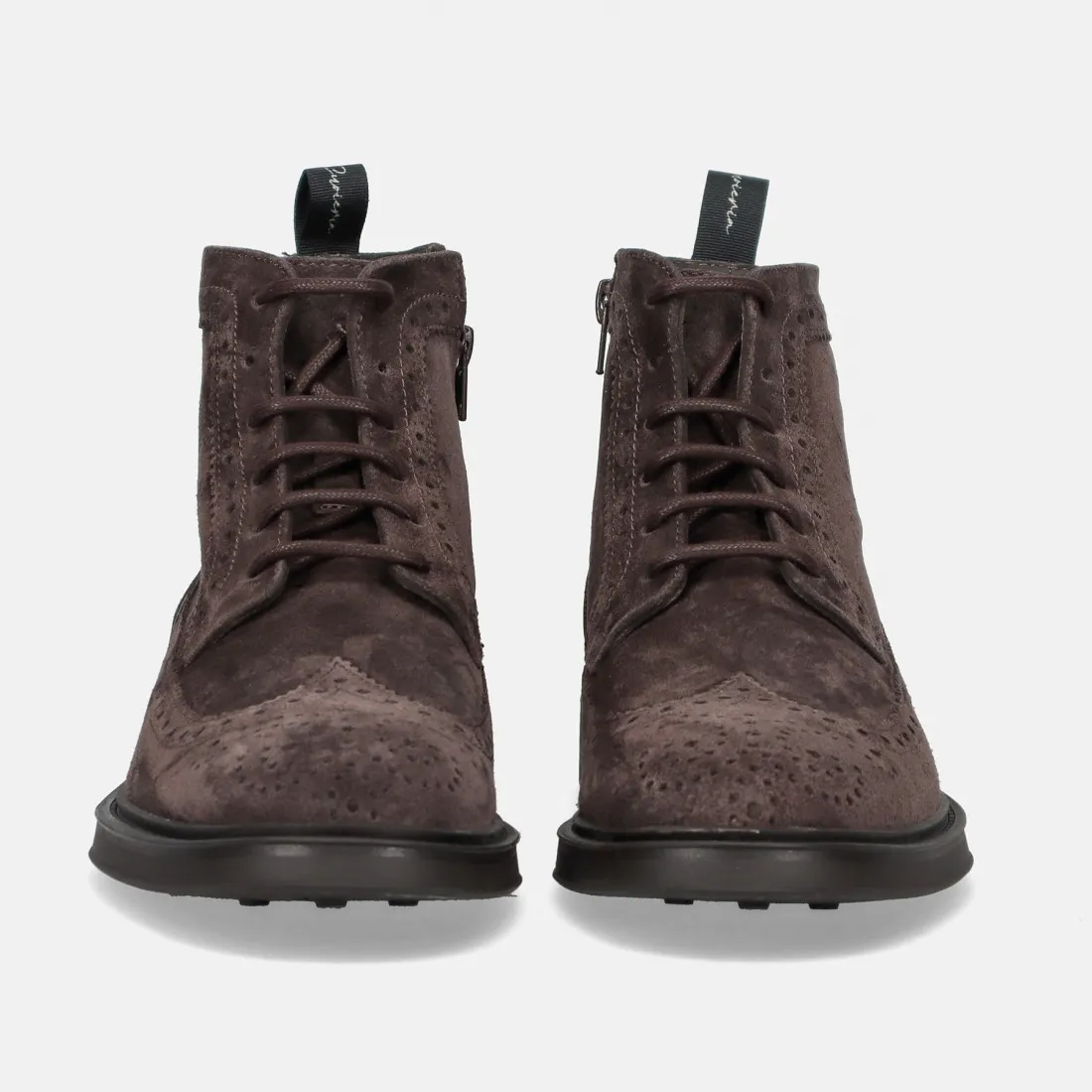 Polacchino da uomo Antica Cuoieria grigio in suede