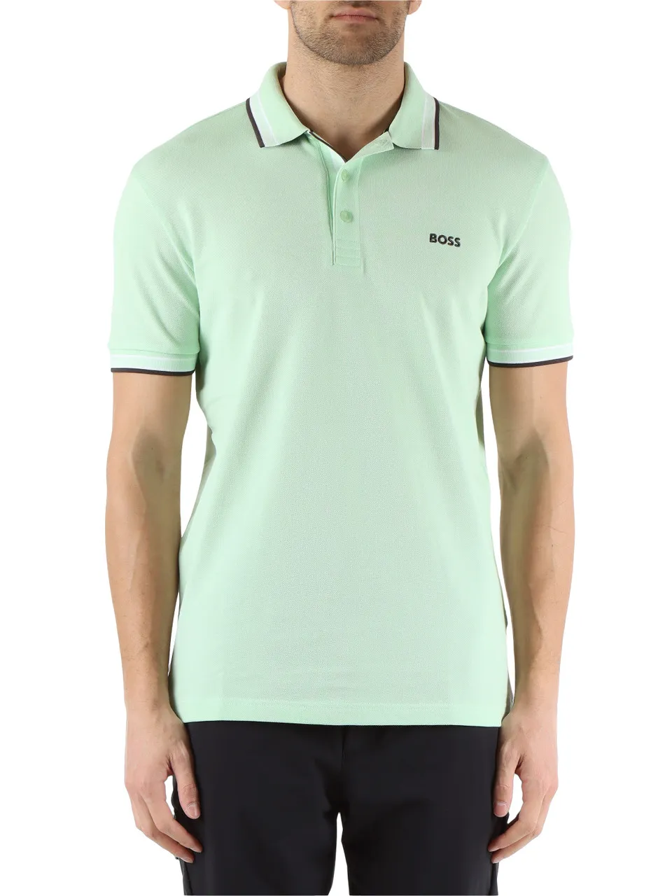 Polo regular fit in cotone piquet con ricamo logo