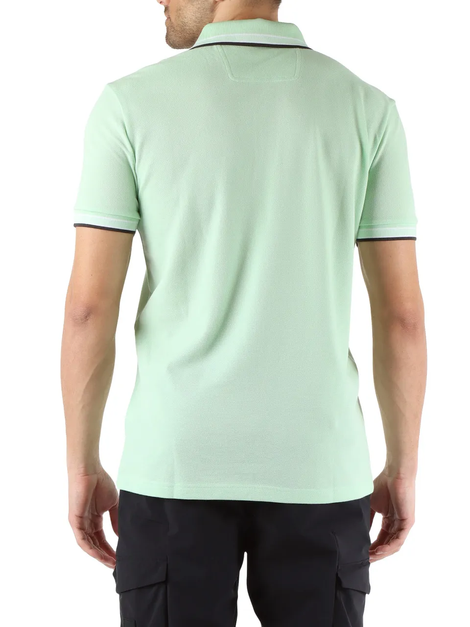 Polo regular fit in cotone piquet con ricamo logo