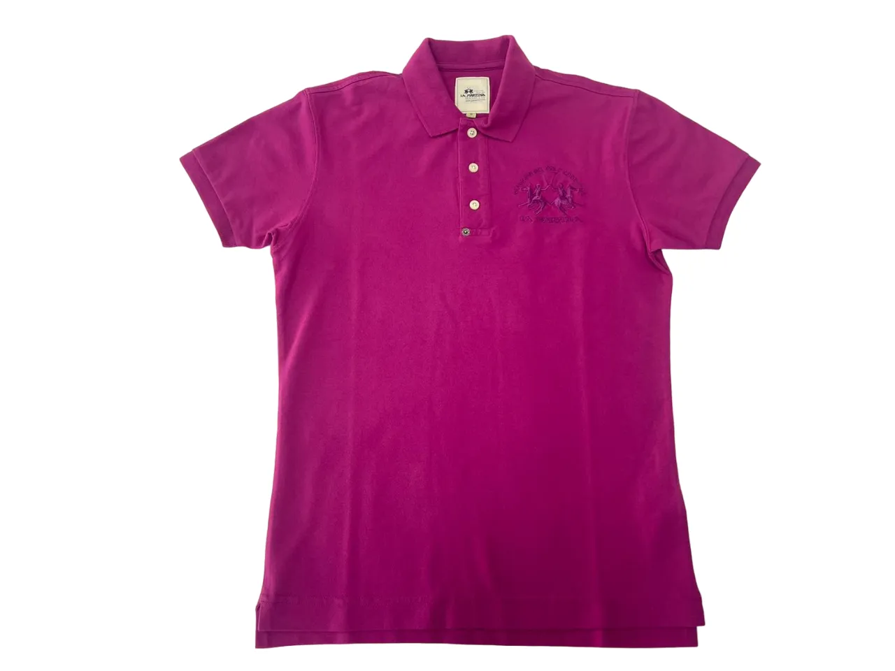 POLO VIOLA IN COTONE