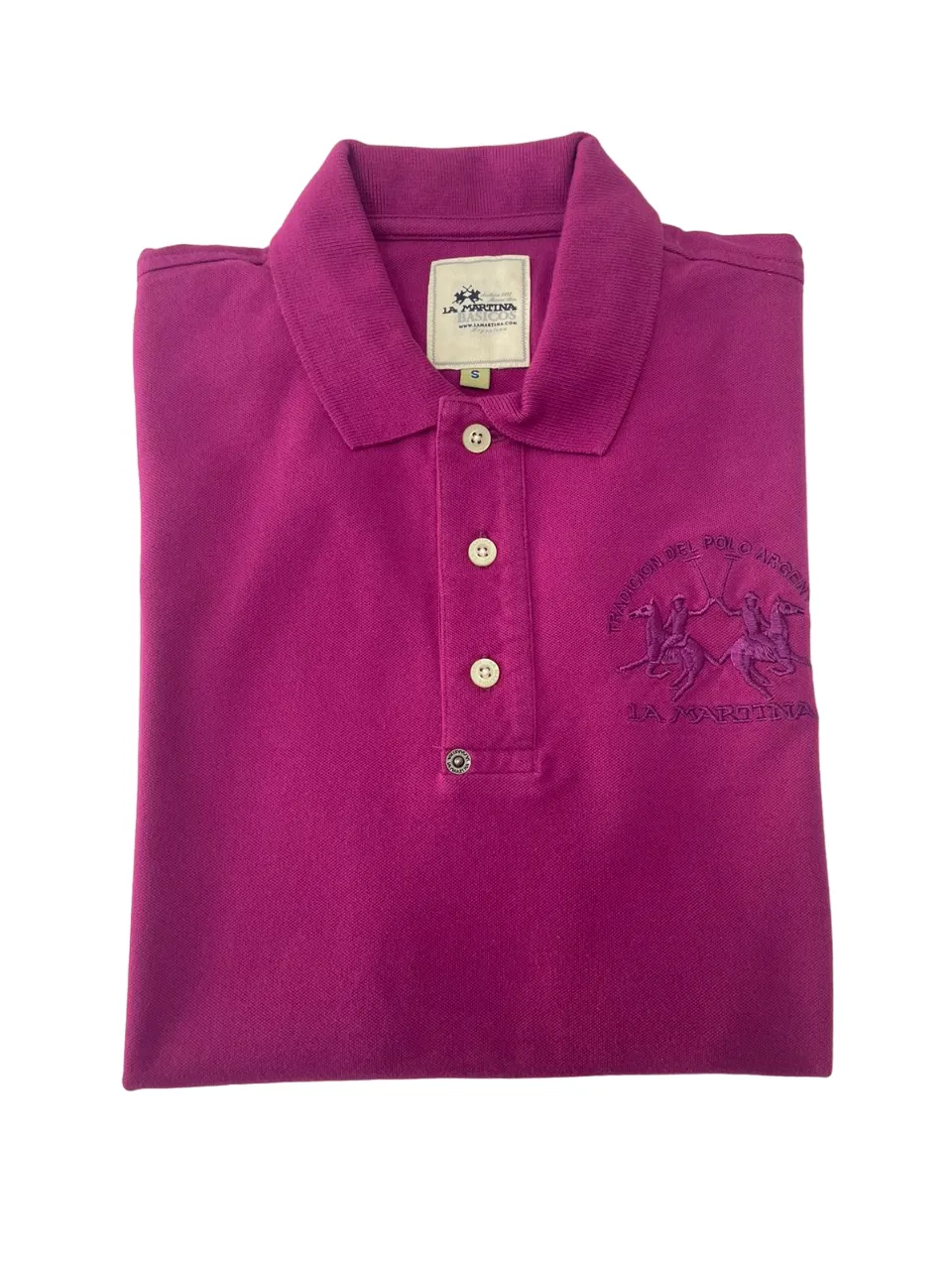 POLO VIOLA IN COTONE