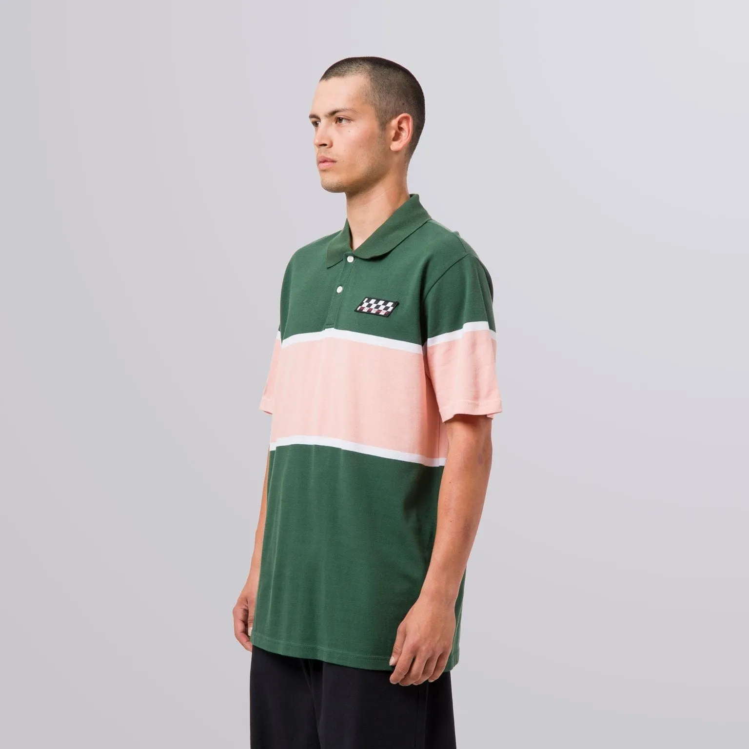 POWER UNIT S/S POLO SHIRT - GREEN