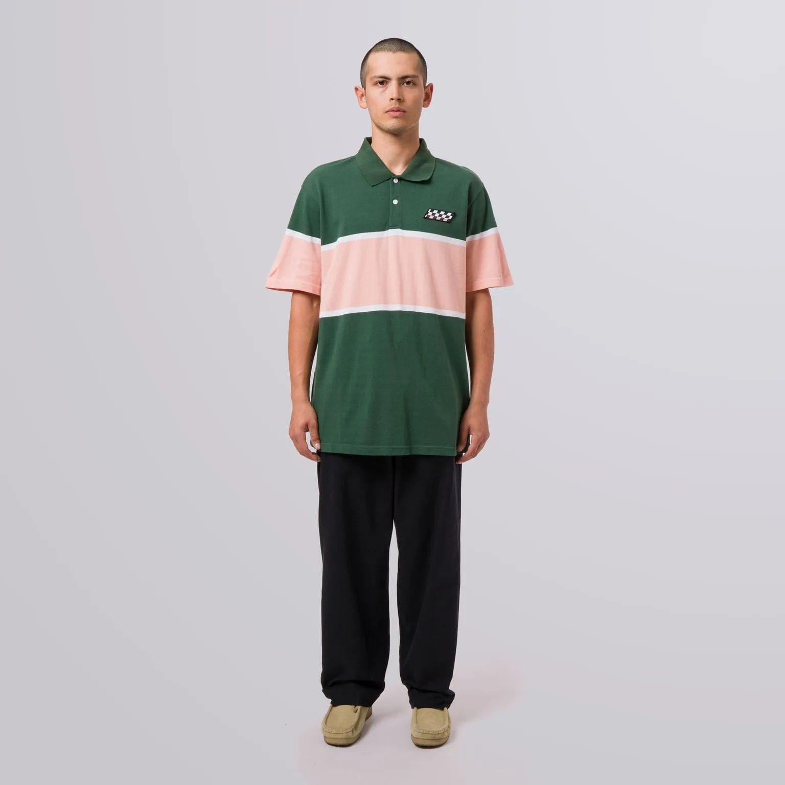 POWER UNIT S/S POLO SHIRT - GREEN