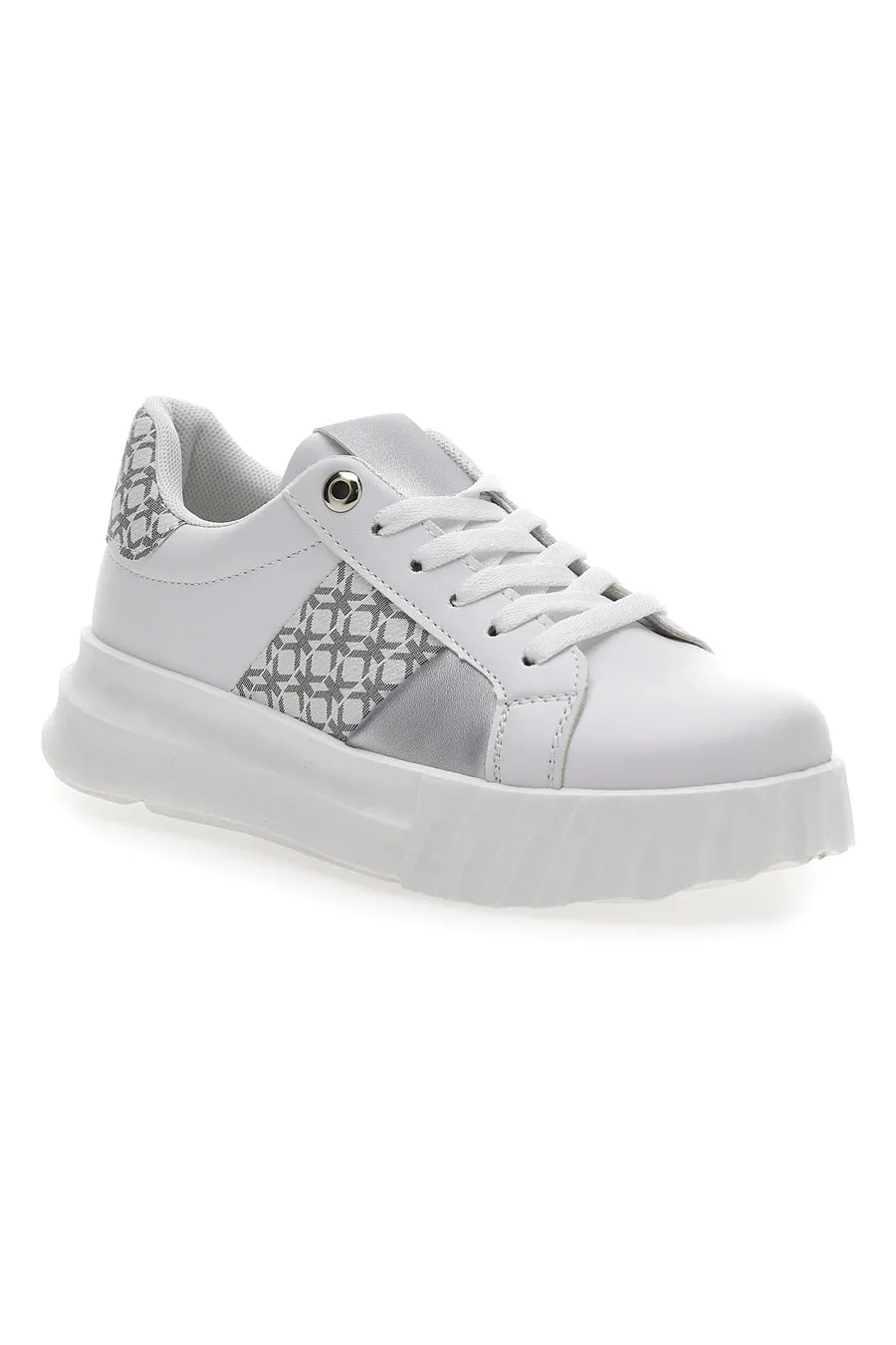   PRIMA RIGA Sneakers Flatform Bianca Prima Riga 509161
