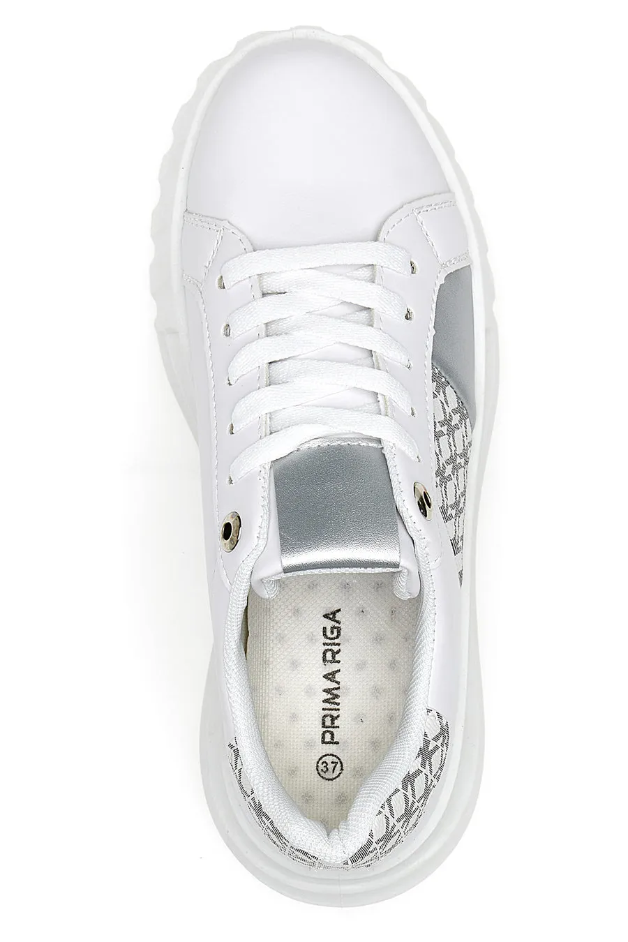   PRIMA RIGA Sneakers Flatform Bianca Prima Riga 509161