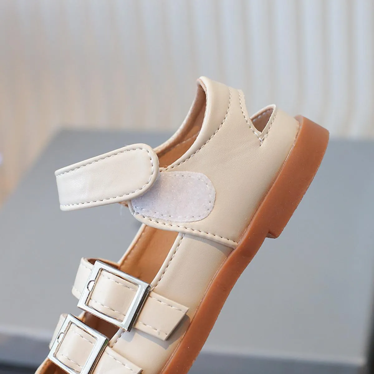 Protezione della punta Sandali per bambini Ragazze Designer di marca Sandalo con piattaforma versatile per ragazza Scarpe estive