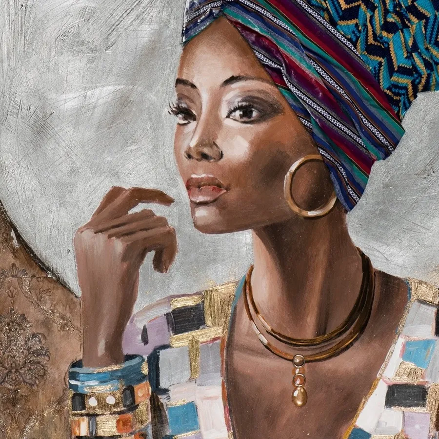 Quadro “Donna Decor con Turbante” Imageland