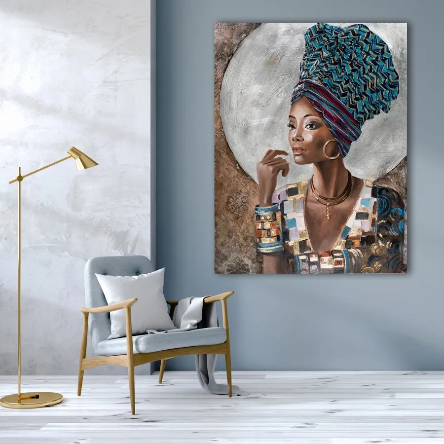 Quadro “Donna Decor con Turbante” Imageland