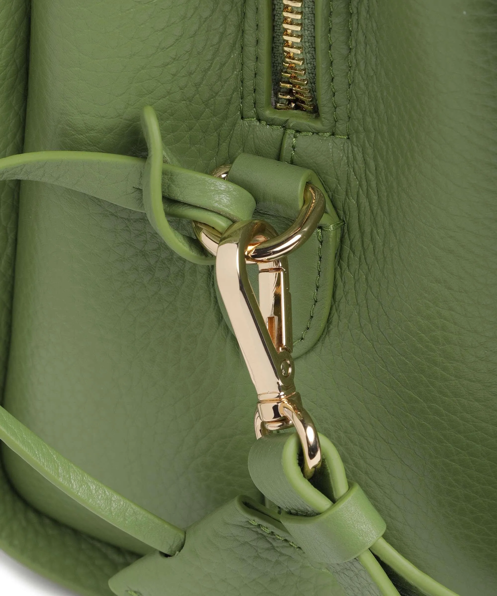  Radley London Sloane Street Borsa a tracolla pelle di vacchetta grana verde  