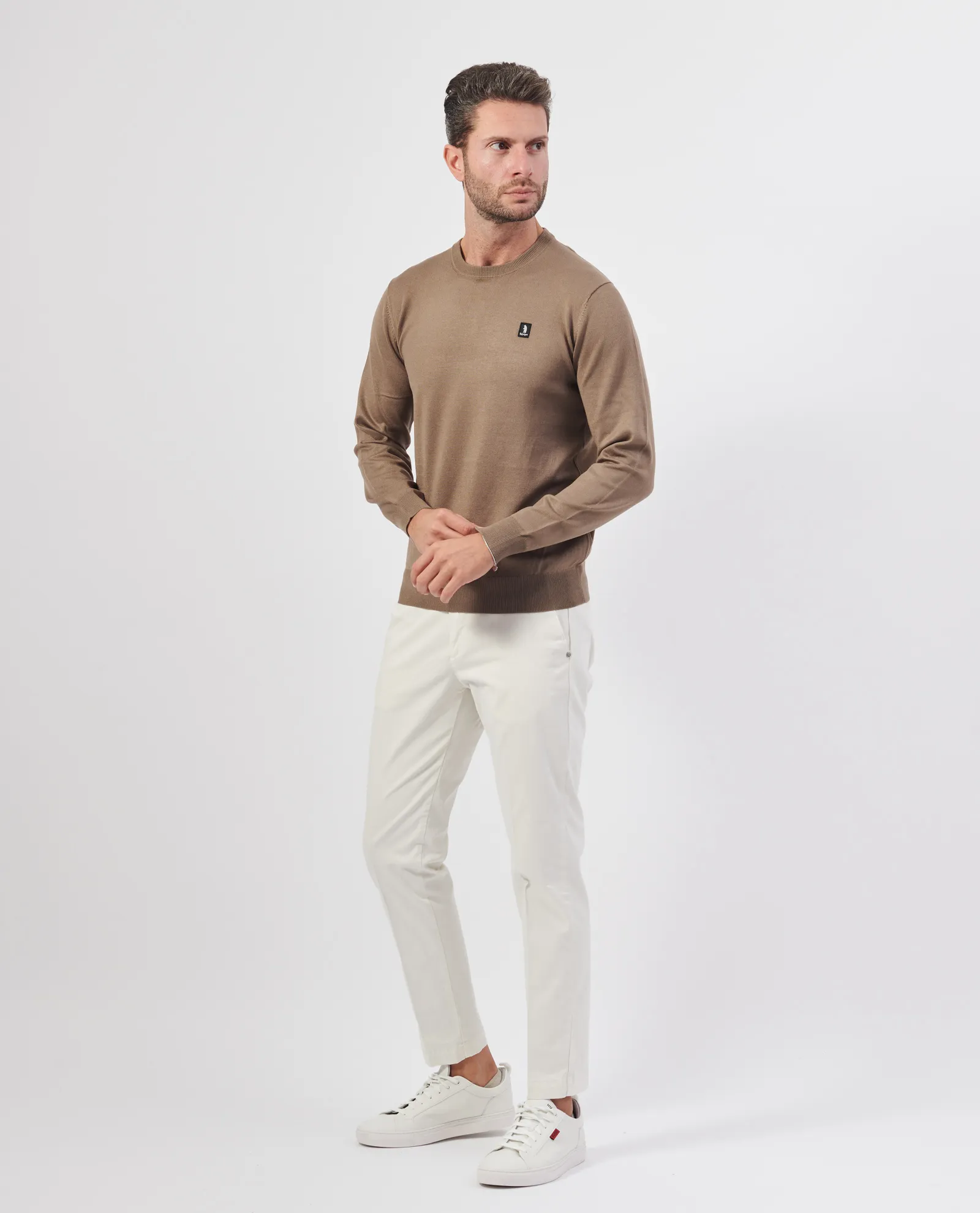 REFRIGUE      Maglione uomo Refrigue basic girocollo