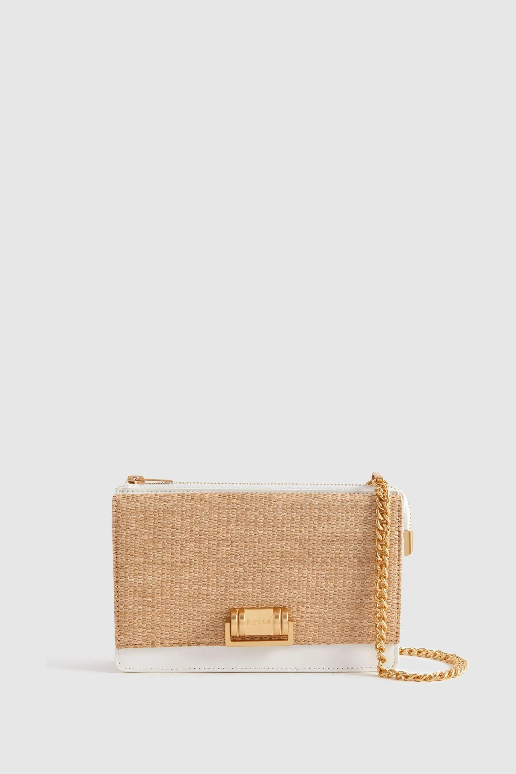 Reiss - Picton - Borsa a tracolla in pelle con catena    