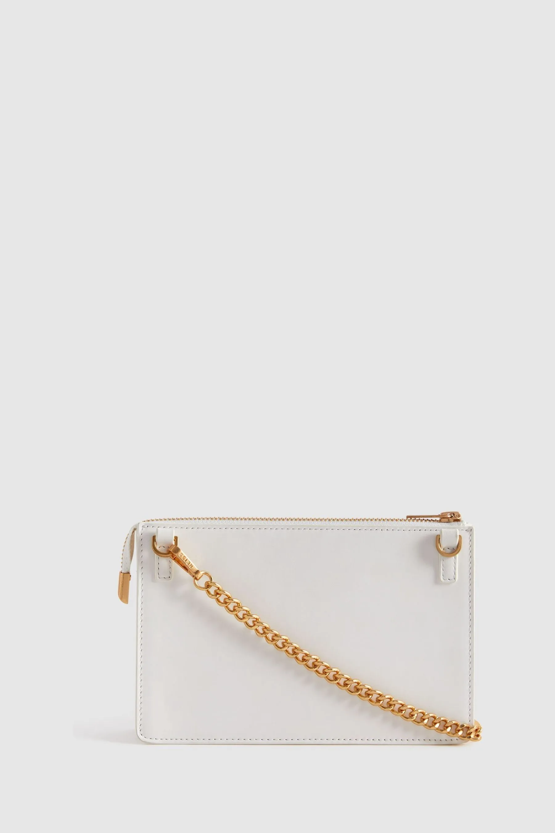 Reiss - Picton - Borsa a tracolla in pelle con catena    
