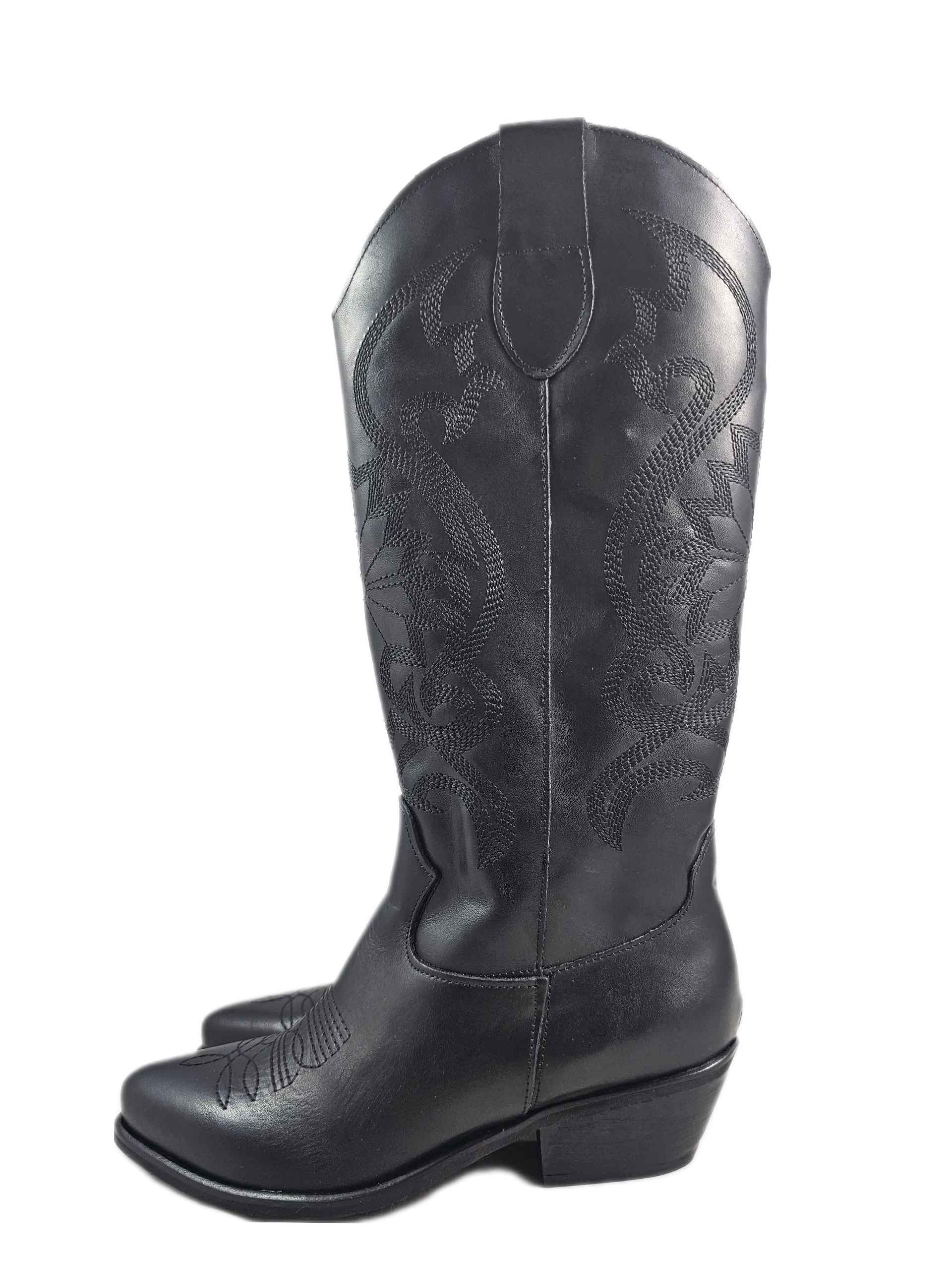 REP-KO TEXANO VITELLO NERO