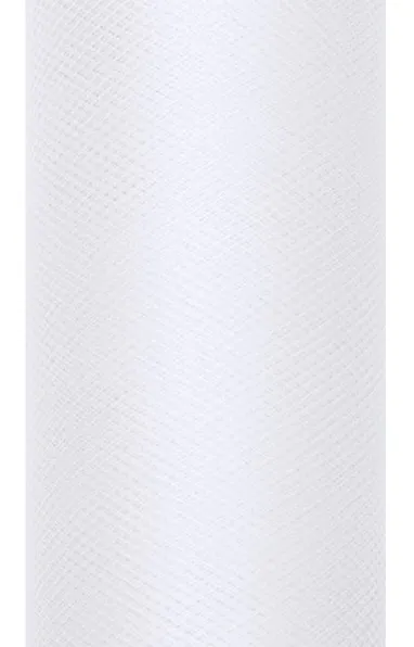 Runner tavolo in tulle bianco 9m x 30 cm