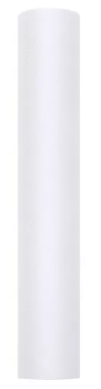 Runner tavolo in tulle bianco 9m x 30 cm