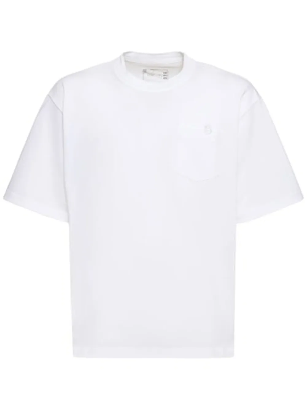 SACAI T-SHIRT COTTON JERSEY
