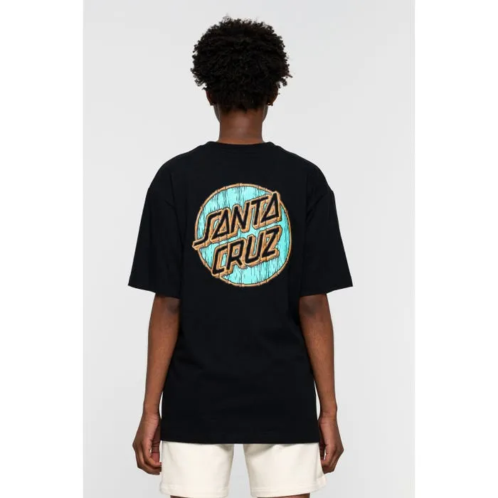Santa Cruz black Tiki men's short sleeve t-shirt