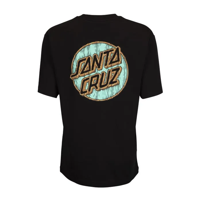 Santa Cruz black Tiki men's short sleeve t-shirt