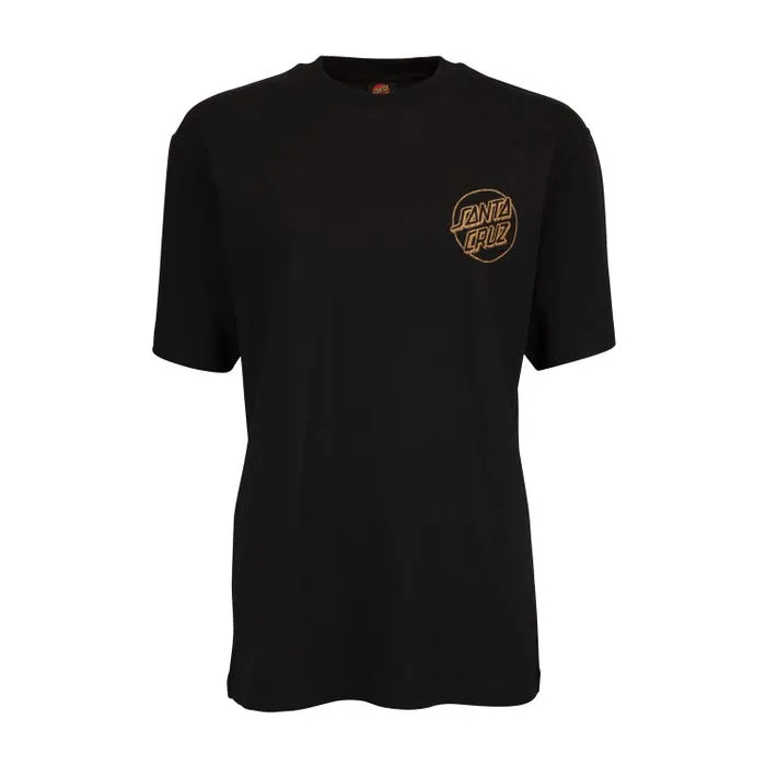 Santa Cruz black Tiki men's short sleeve t-shirt