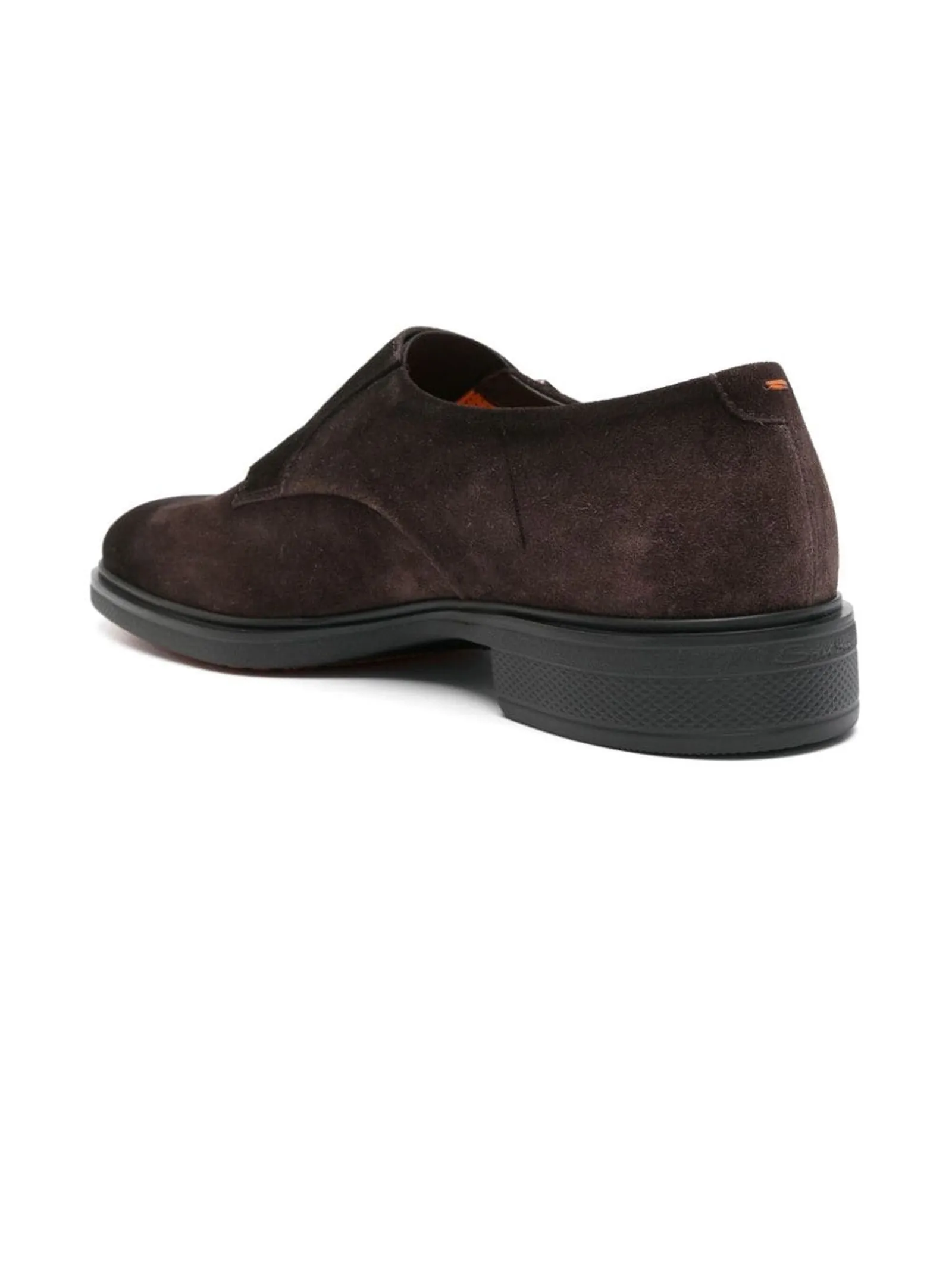 SANTONI Calzature,Scarpe Monks in suede marrone 