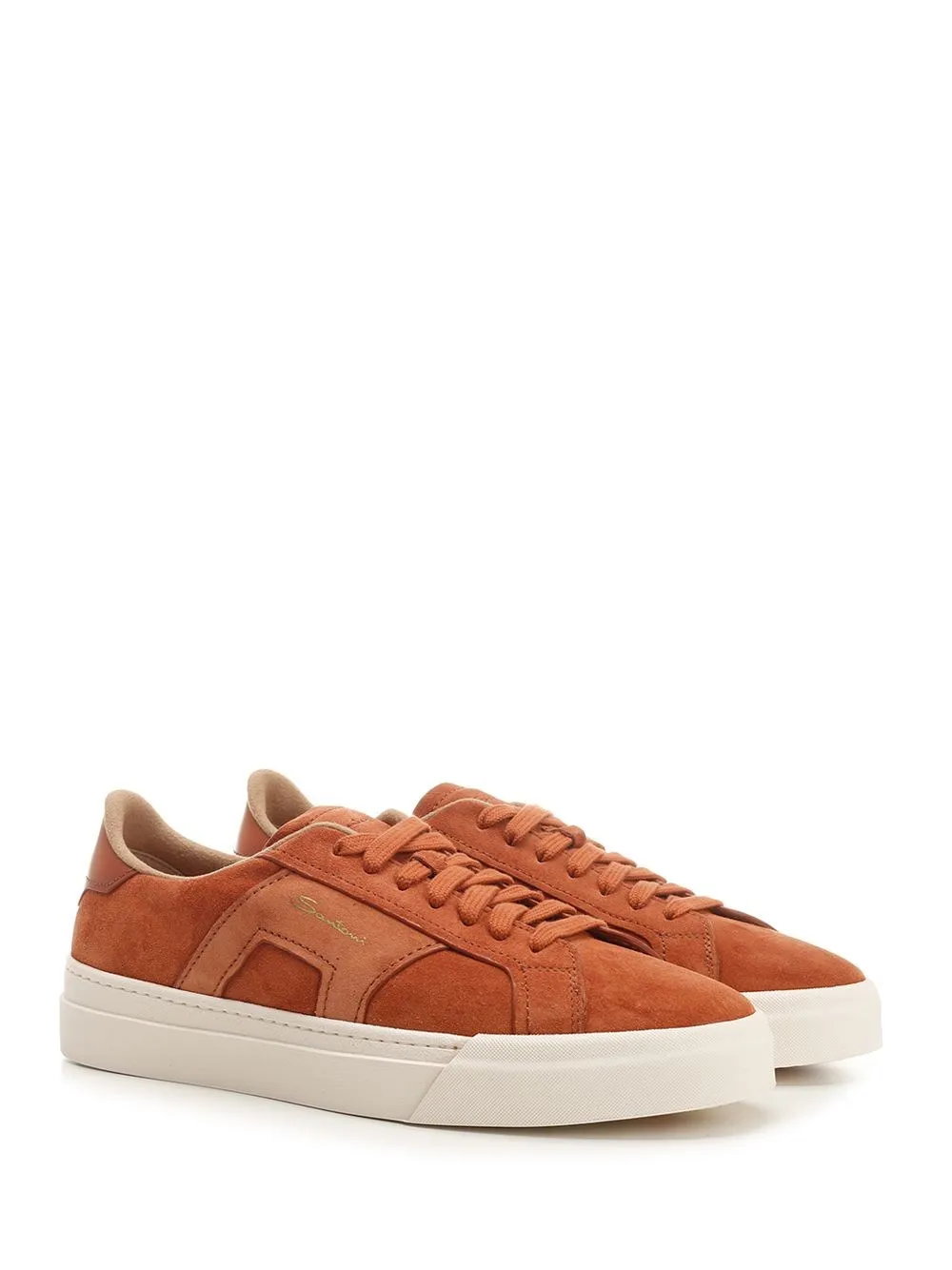   Santoni  Double Buckle Sneaker  