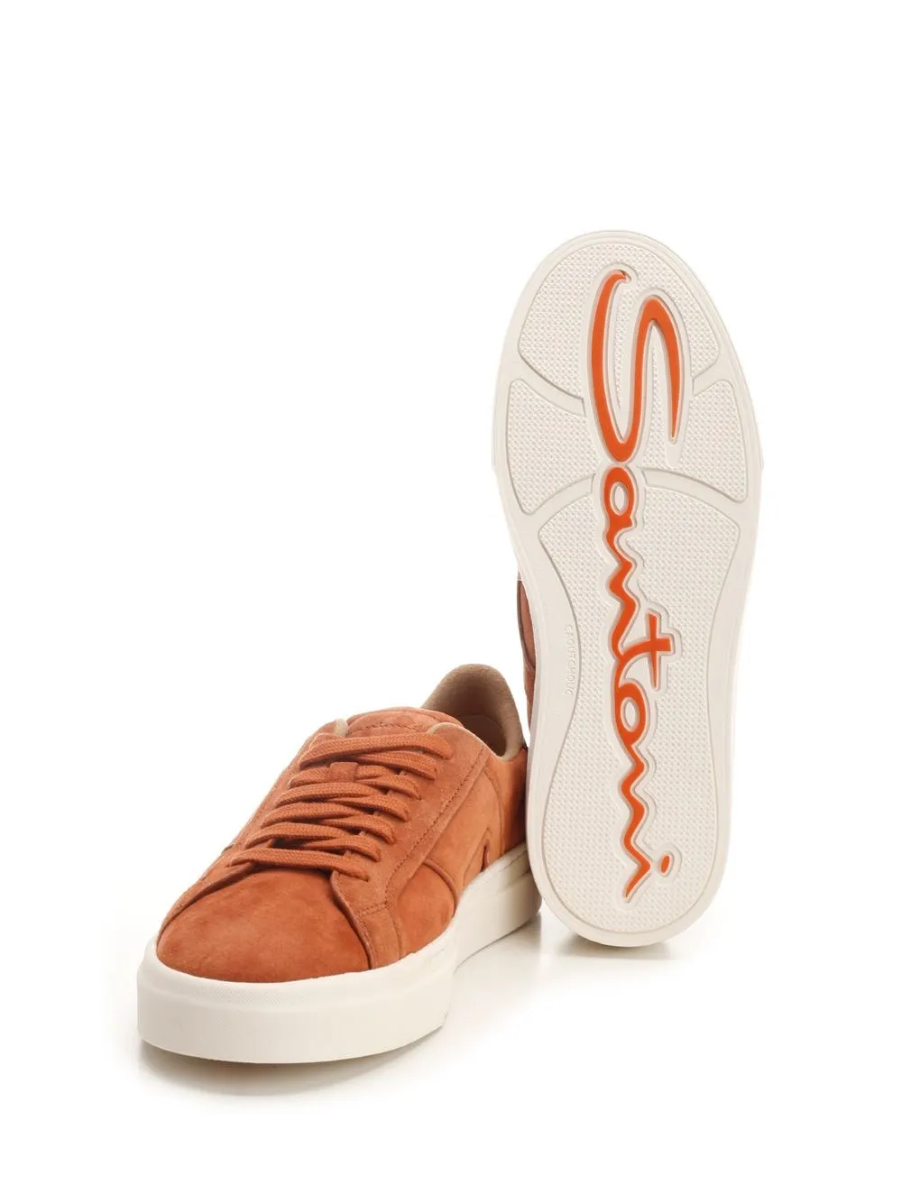   Santoni  Double Buckle Sneaker  