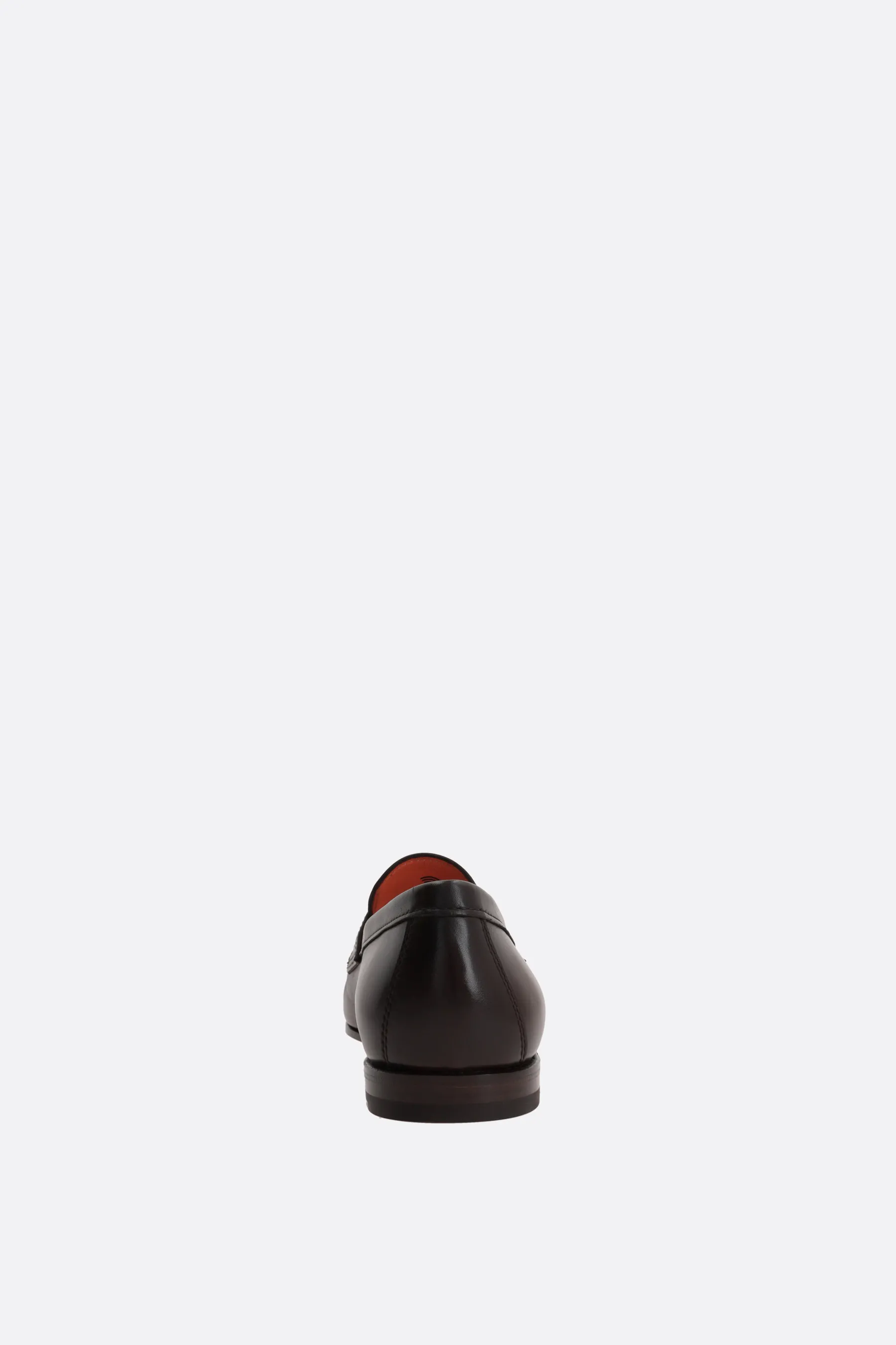 SANTONI mocassino in pelle liscia
