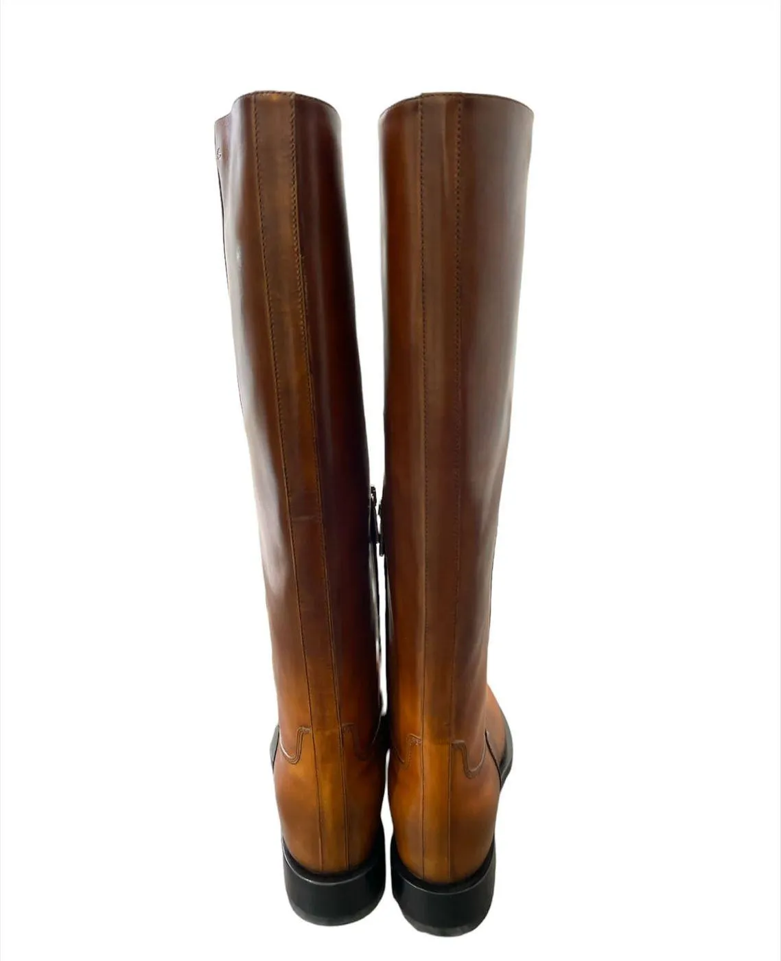 Santoni  ---------    ------------ scarpe stivali stivale pelle marrone