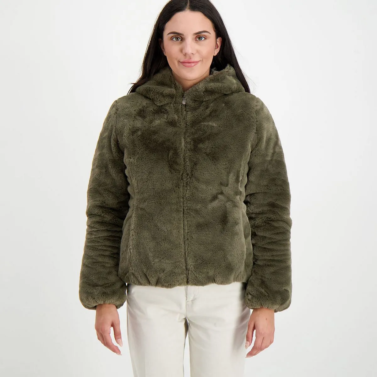      SAVE THE DUCK ECO PELLICCIA REVERSIBILE LAILA DONNA  