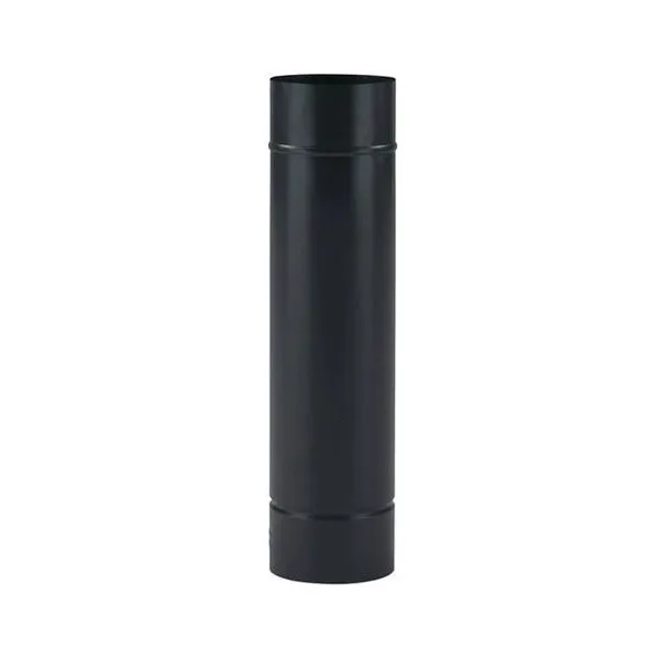SAVE TUBO PER STUFE SMALTATO NERO OPACO D.CM15X 25
