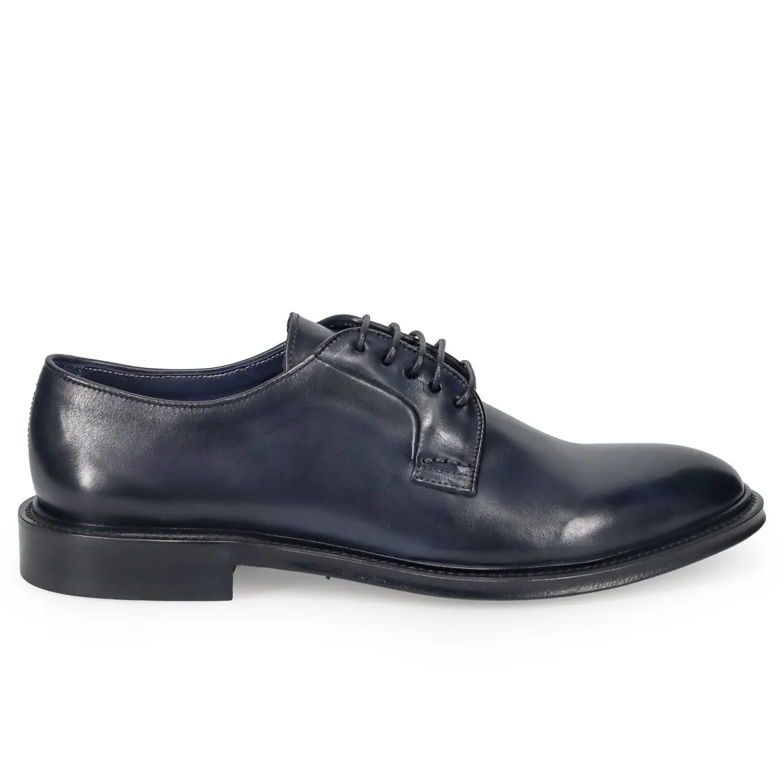 Scarpa derby da uomo Brecos in pelle sfoderata blu