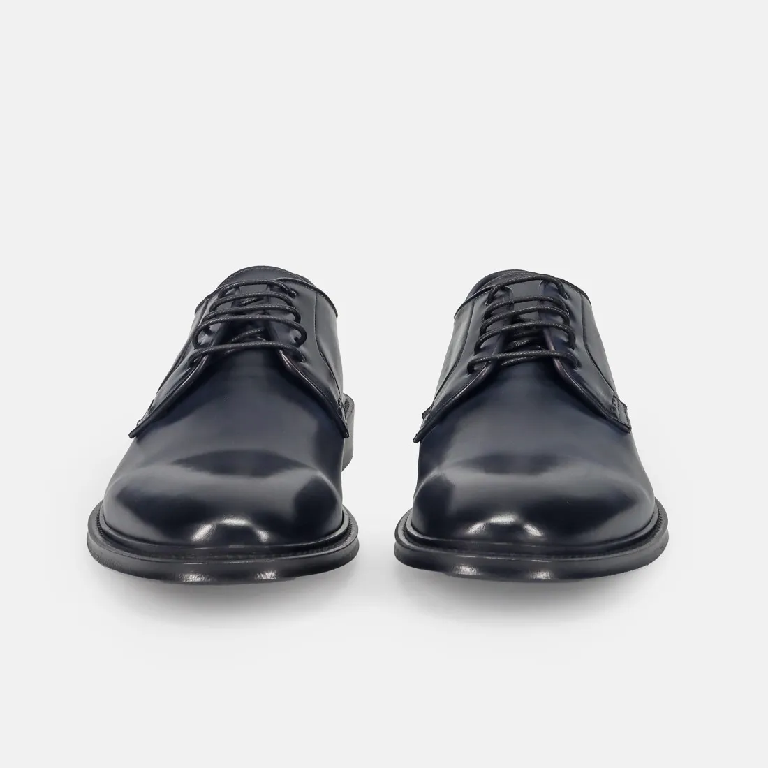 Scarpa derby da uomo Brecos in pelle sfoderata blu