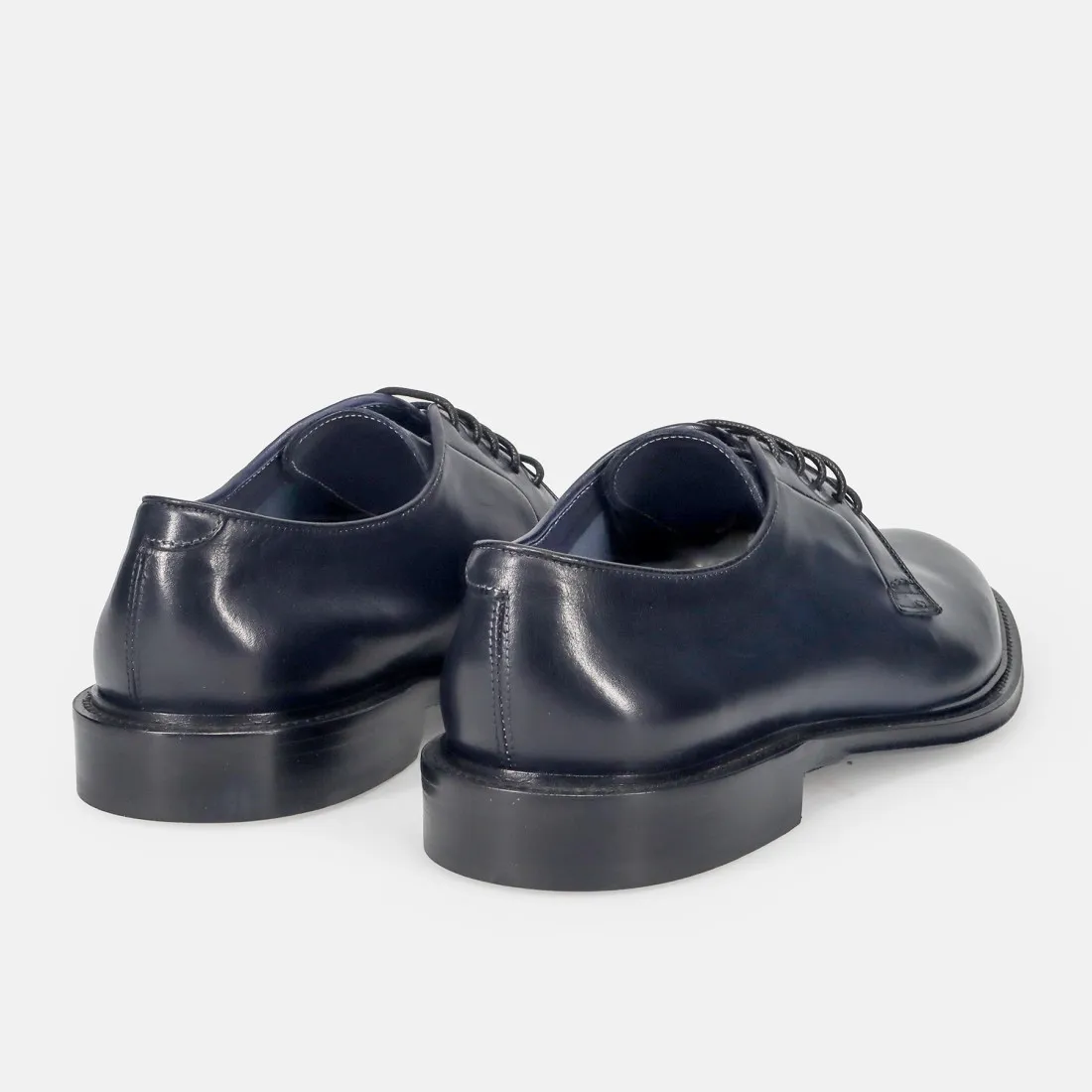 Scarpa derby da uomo Brecos in pelle sfoderata blu