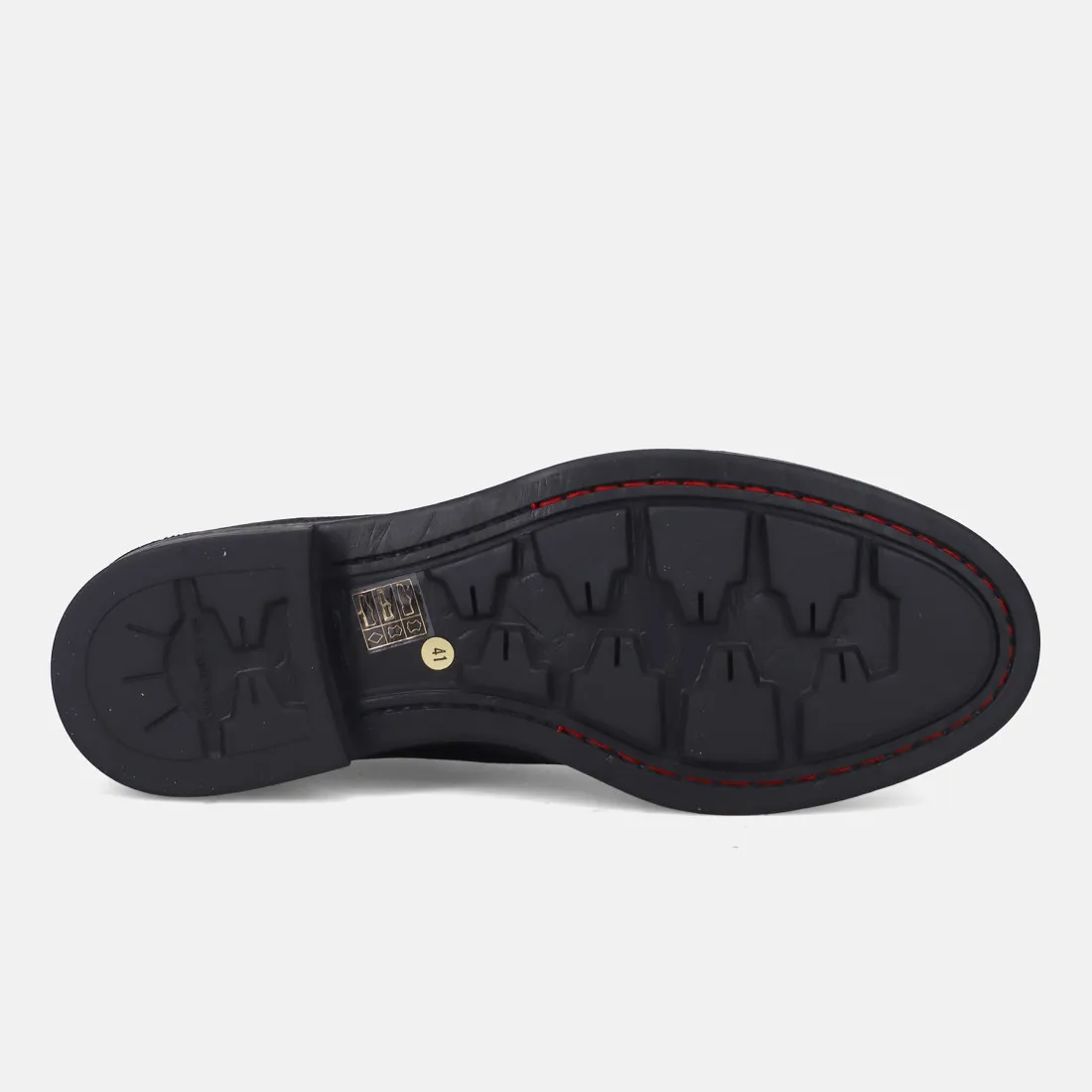 Scarpa derby da uomo Pawelk's in nabuk ingrassato nero