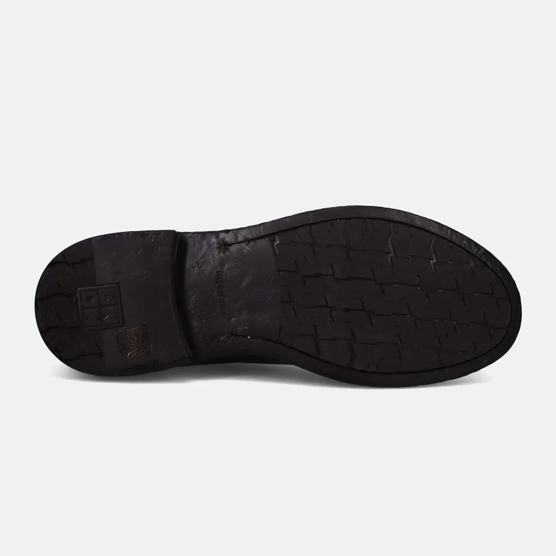 Scarpa stringata derby da uomo Moma in pelle nera