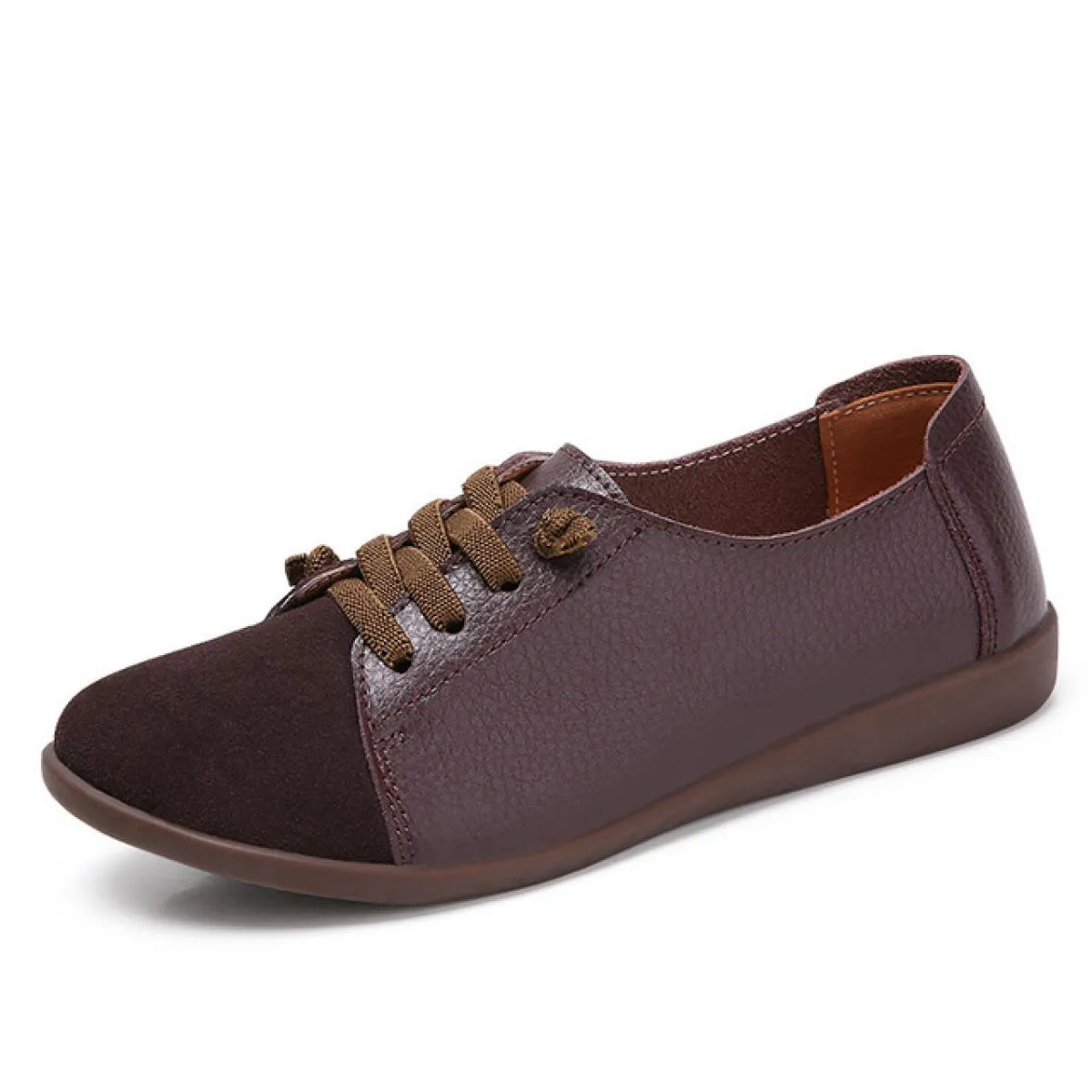 Scarpe basse da donna Scarpe in vera pelle Mocassini moda donna Sneaker Colore misto Slip On Lace Up Scarpe casual da donna Pl