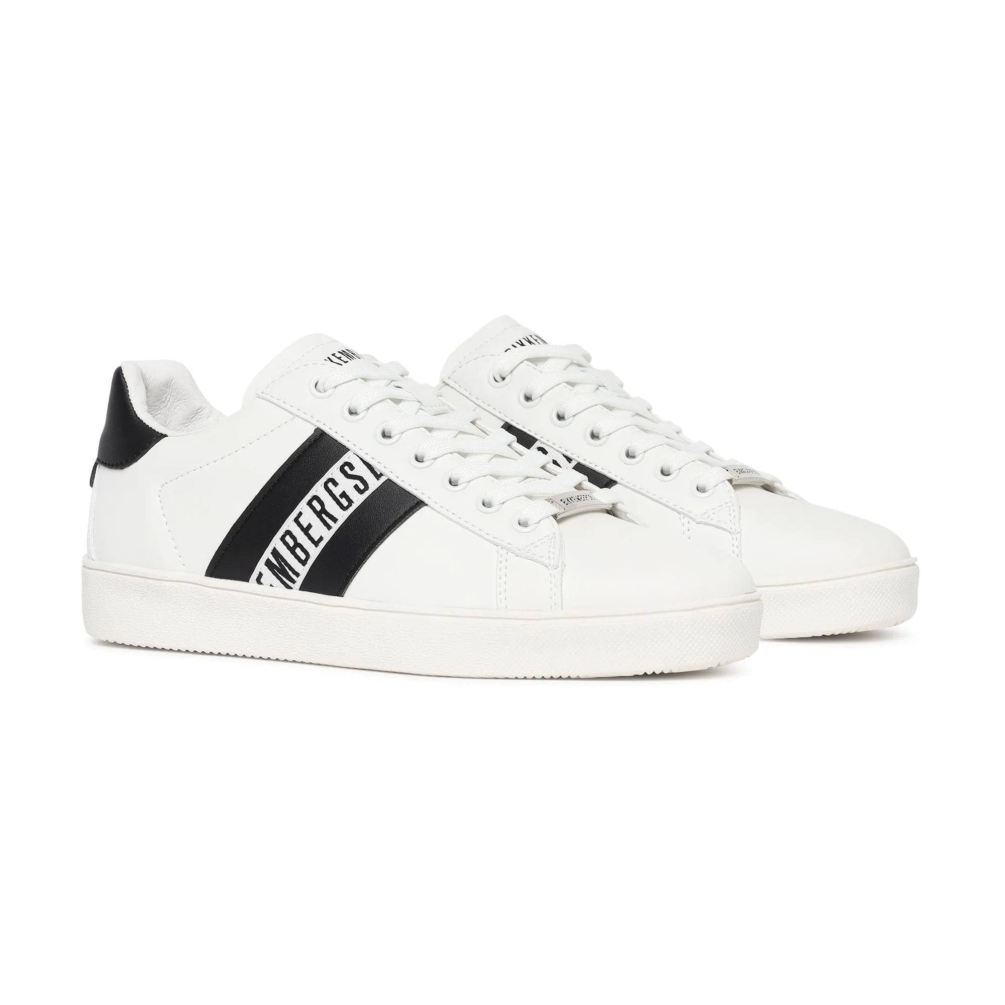 scarpe BIKKEMBERGS - 19134 VARWHITE BLACK