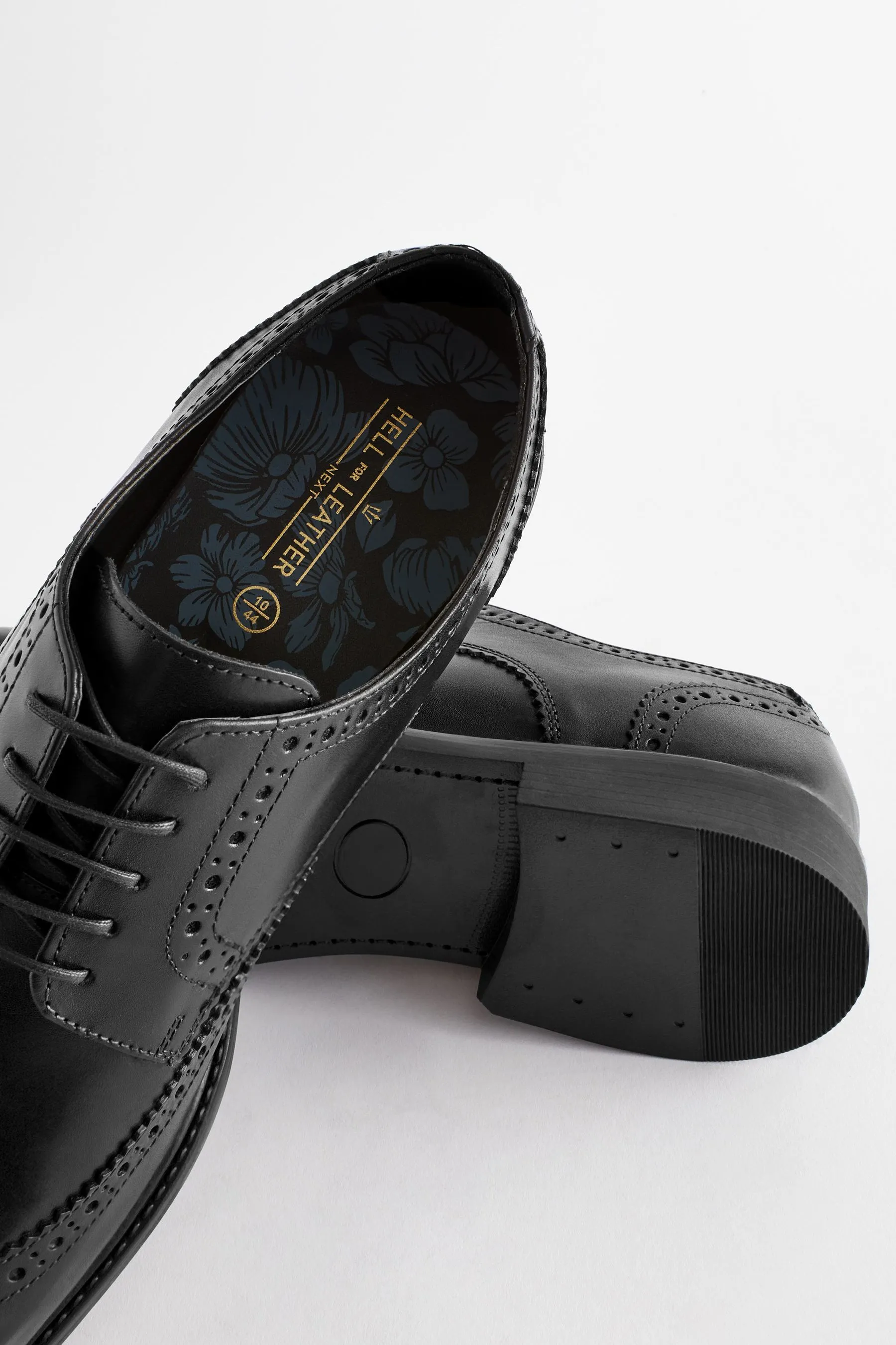 Scarpe brogue Derby in pelle    