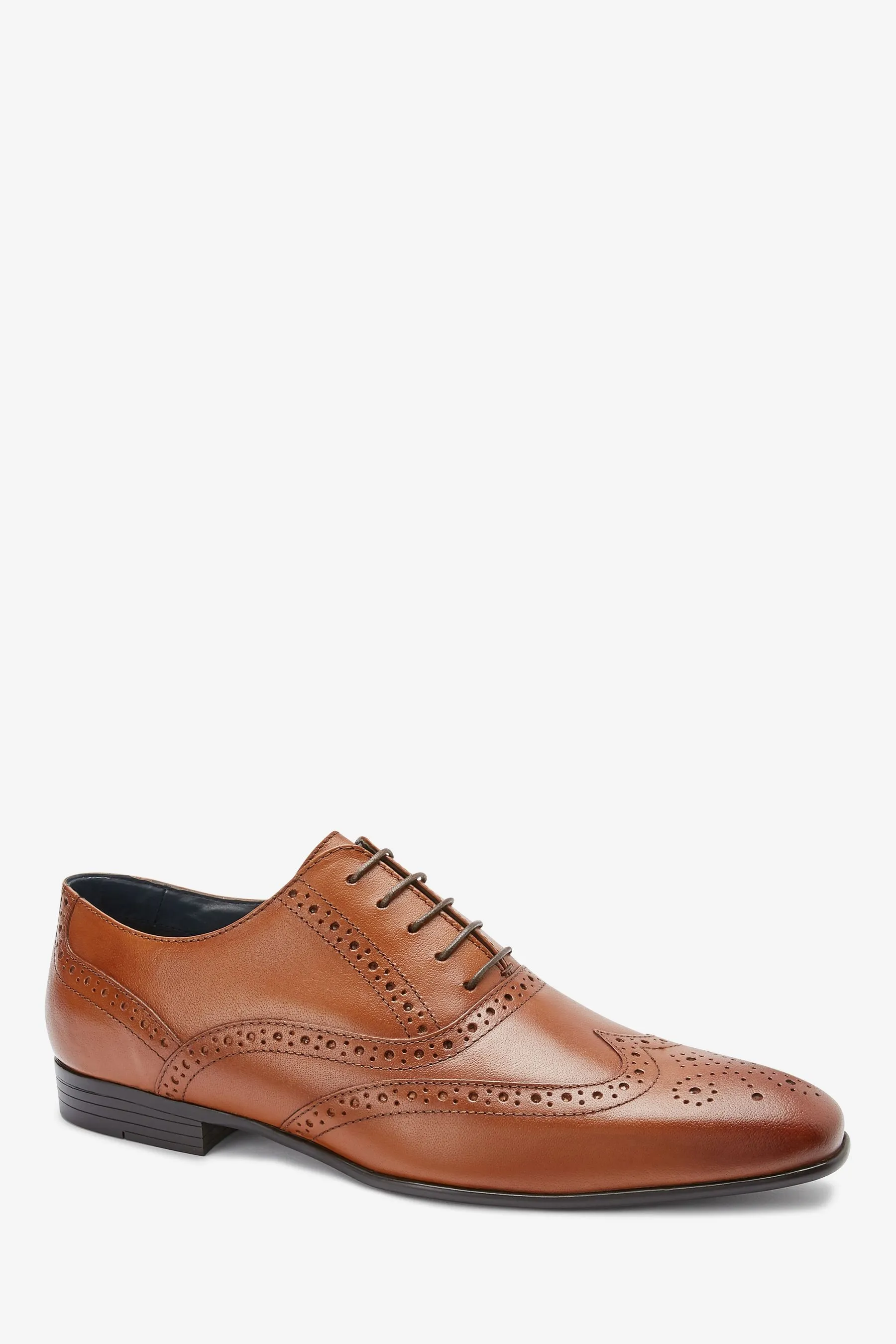 Scarpe brogue Oxford in pelle    