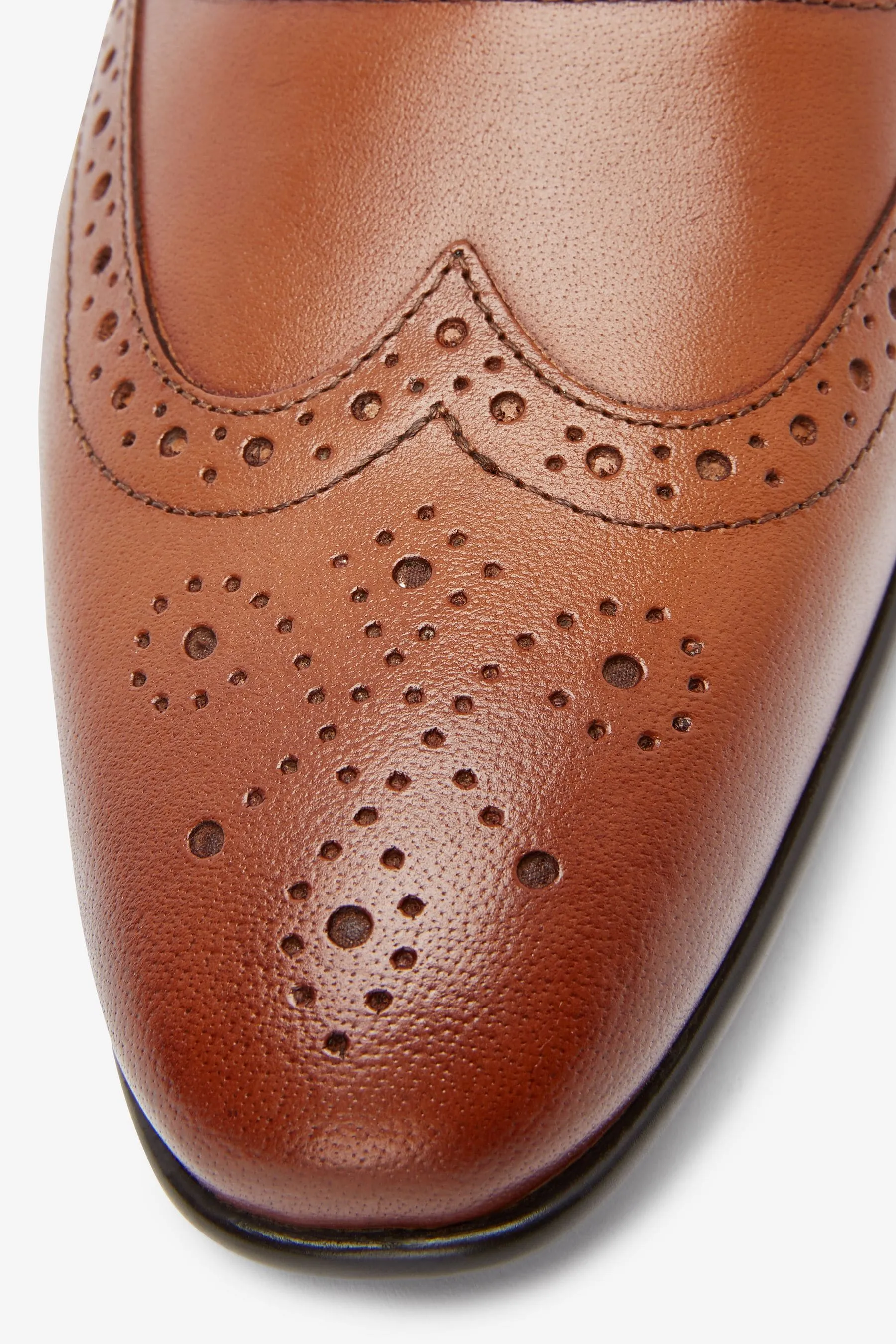 Scarpe brogue Oxford in pelle    