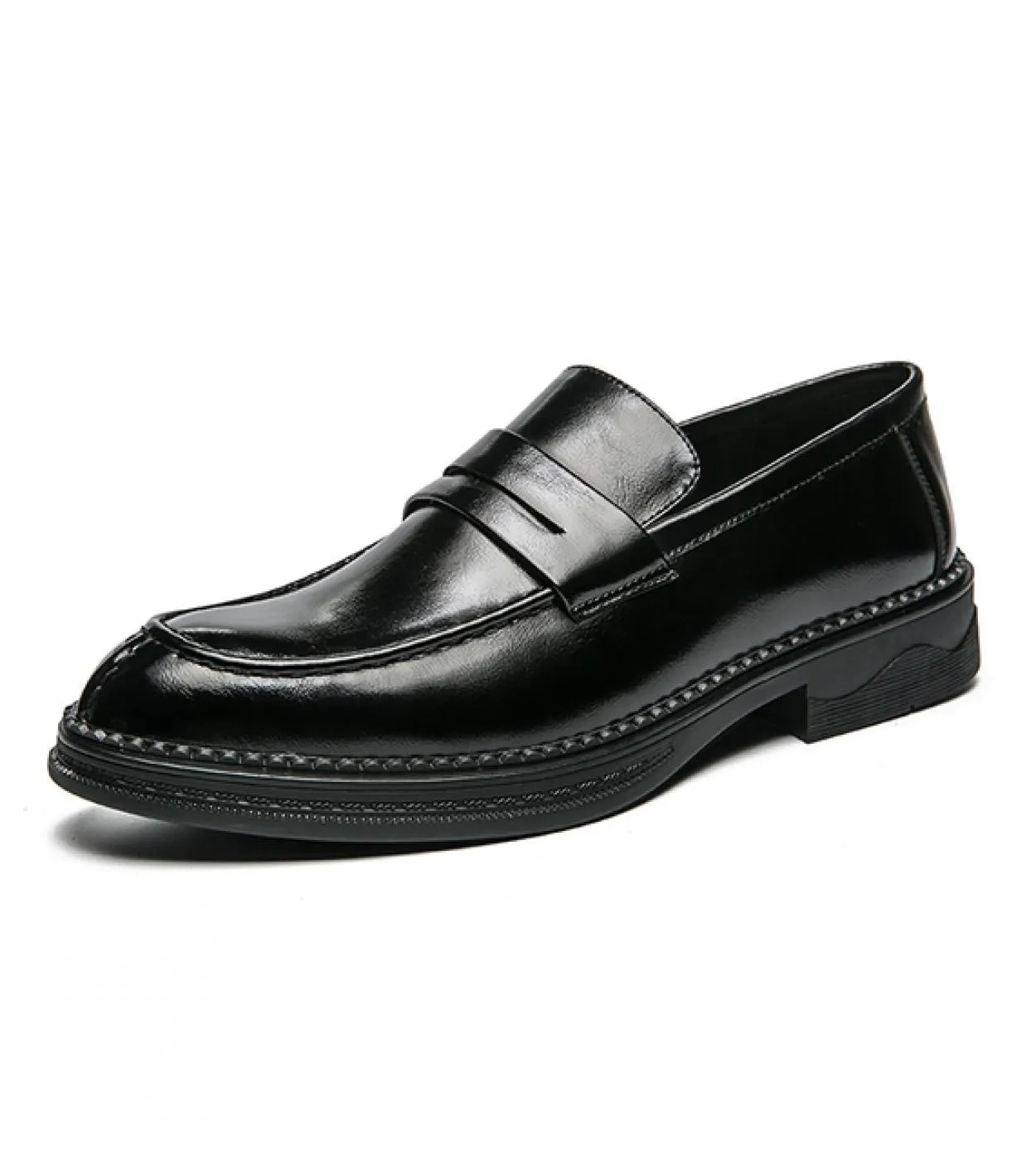 Scarpe casual da lavoro di marca di lusso Scarpe con fondo spesso Mocassini in pelle Slip On Scarpe da sposa di alta qualità Abi